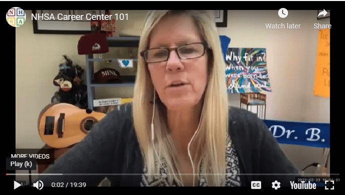 NHSA Career Center 101