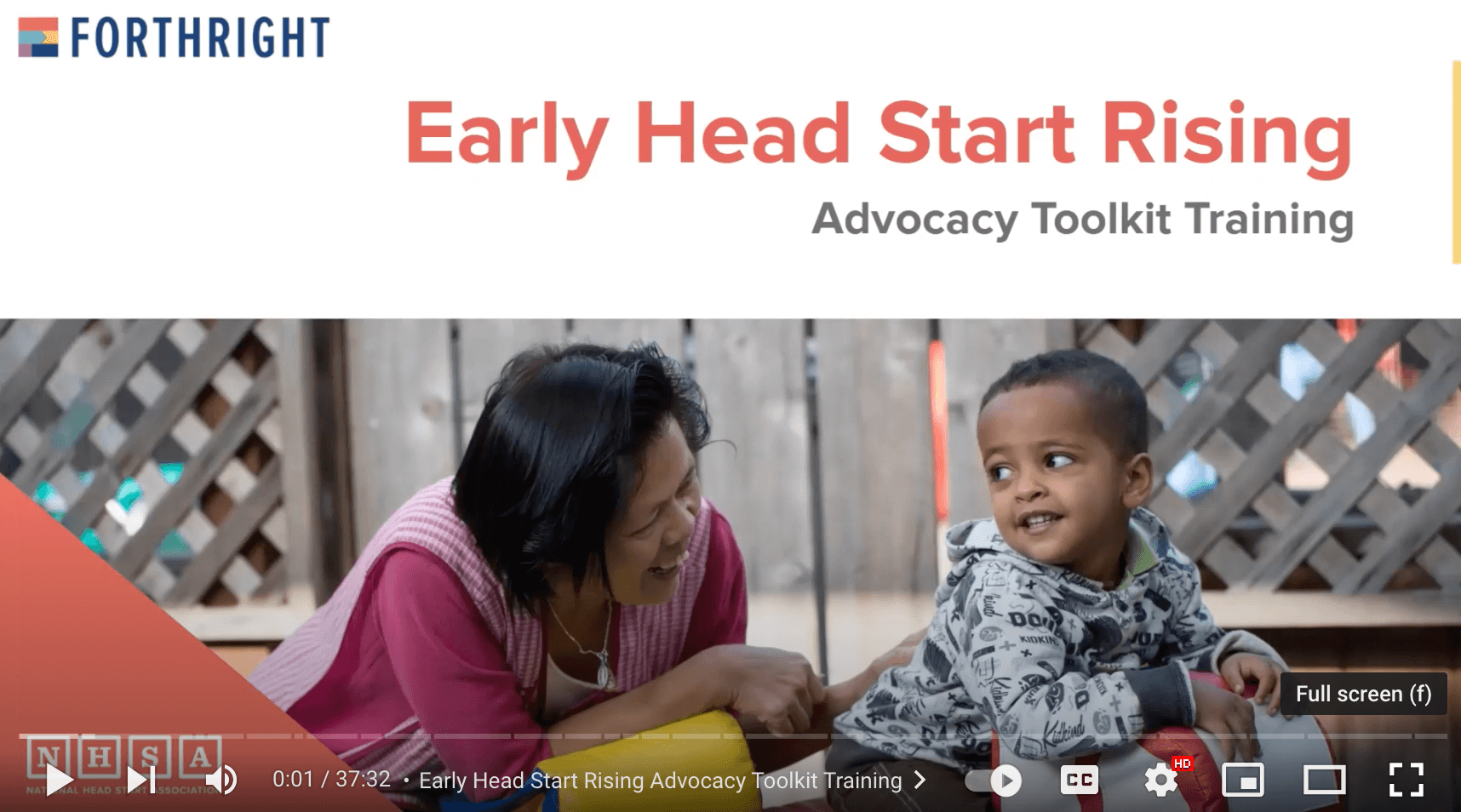 Webinar: Early Head Start Toolkit