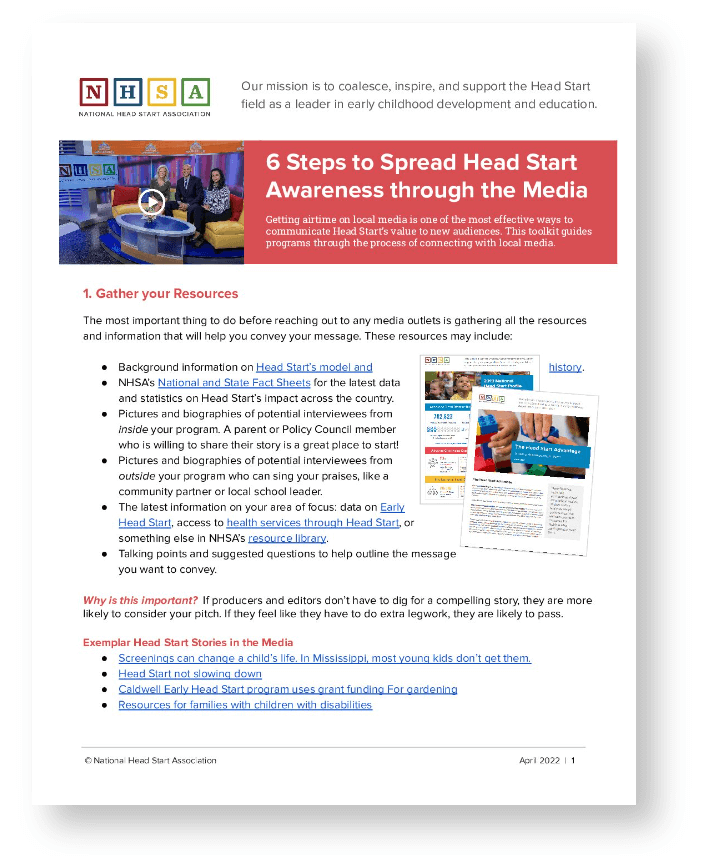 6 Steps to Spread Head Start Awareness through the Media