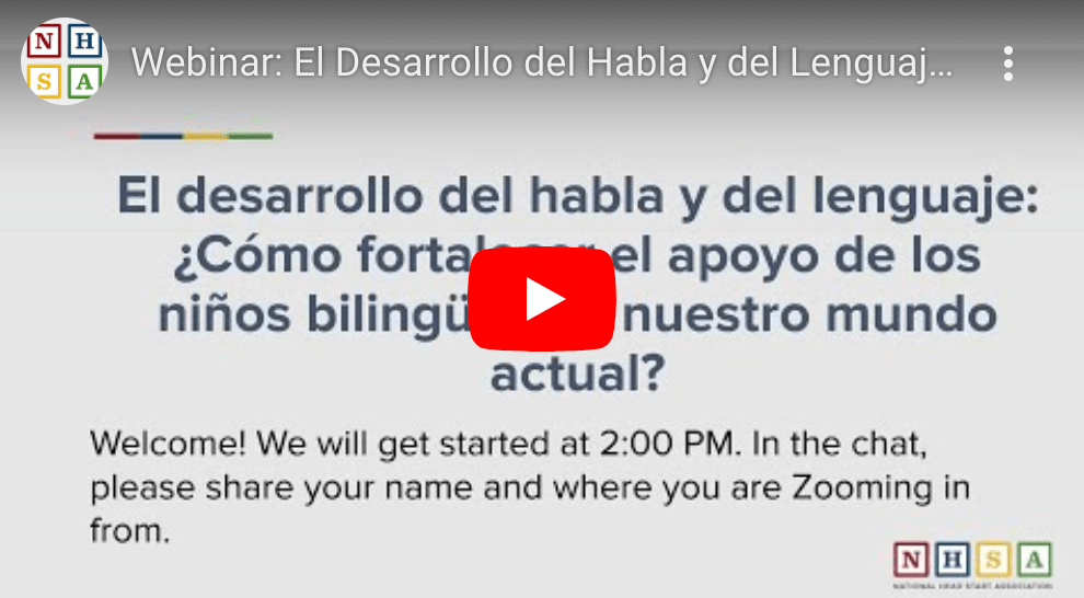 El Desarrollo del Habla y del Lenguaje: Cómo Fortalecer el Apoyo de Los Niños Bilingües