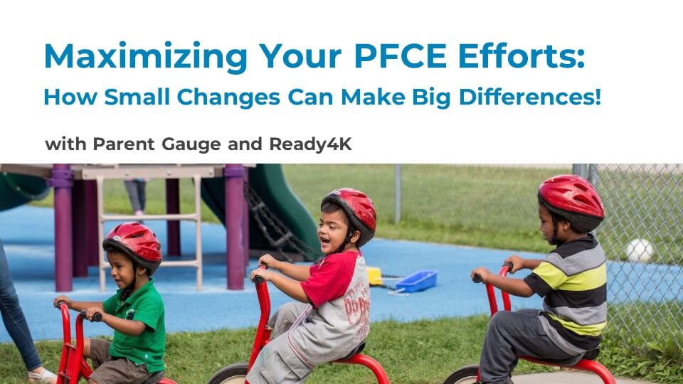 Webinar: PFCE Efforts Resource